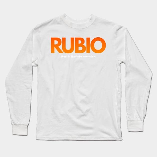 Phoenix Suns Ricky Rubio Long Sleeve T-Shirt by CraigAhamil
